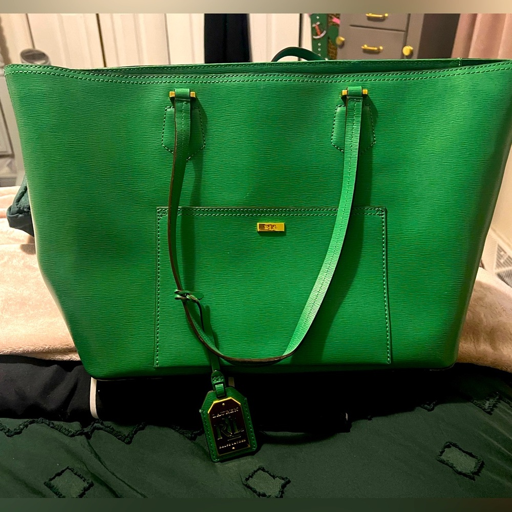 Ralph Lauren Green Tote